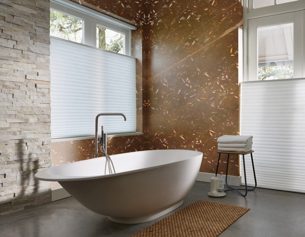 Pared de caliza - Fosile Brown Nerinea - Limestone wall