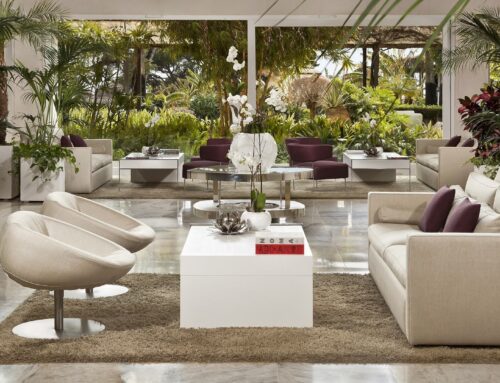 Marble lobbies in luxury hotels