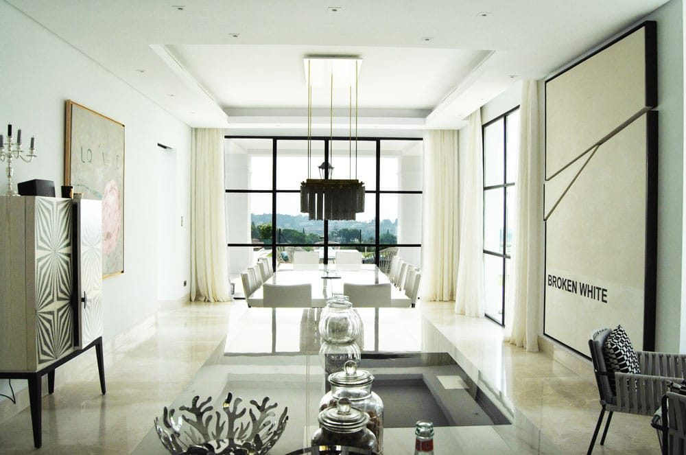 Cocina - Comedor- Mármol Crema Premium - Premium Beige marble - Kitchen - Dinning room