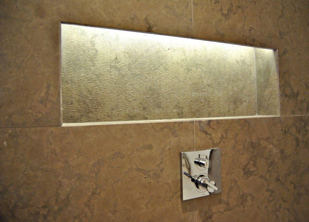 Ducha piedra caliza Gris Navy - Grey Navy limestone shower 2