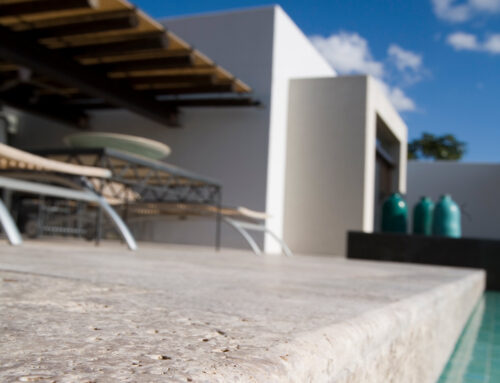 Utilización de mármol en exteriores