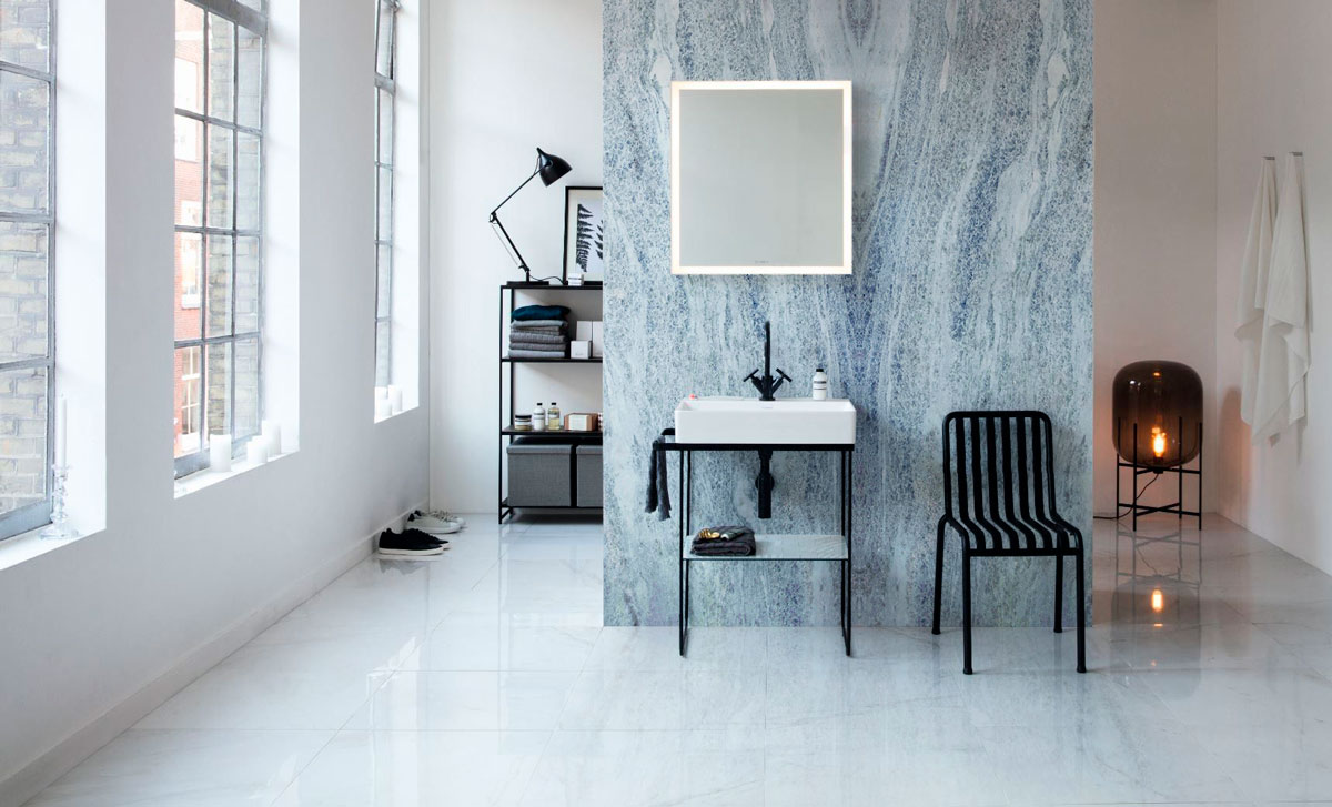 Bano - Calcita Azul - Blue Calcite - Bathroom