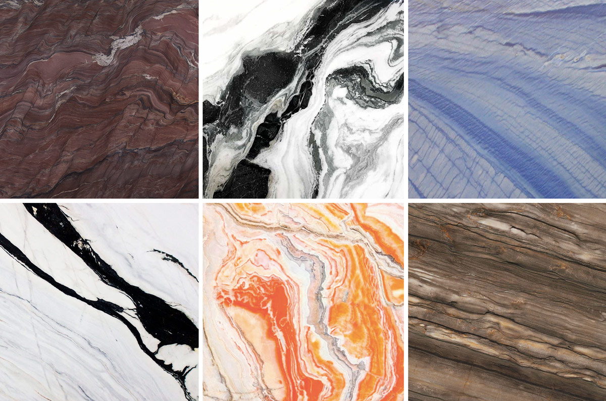 Mármol con vetas gruesas - Marble with large veins