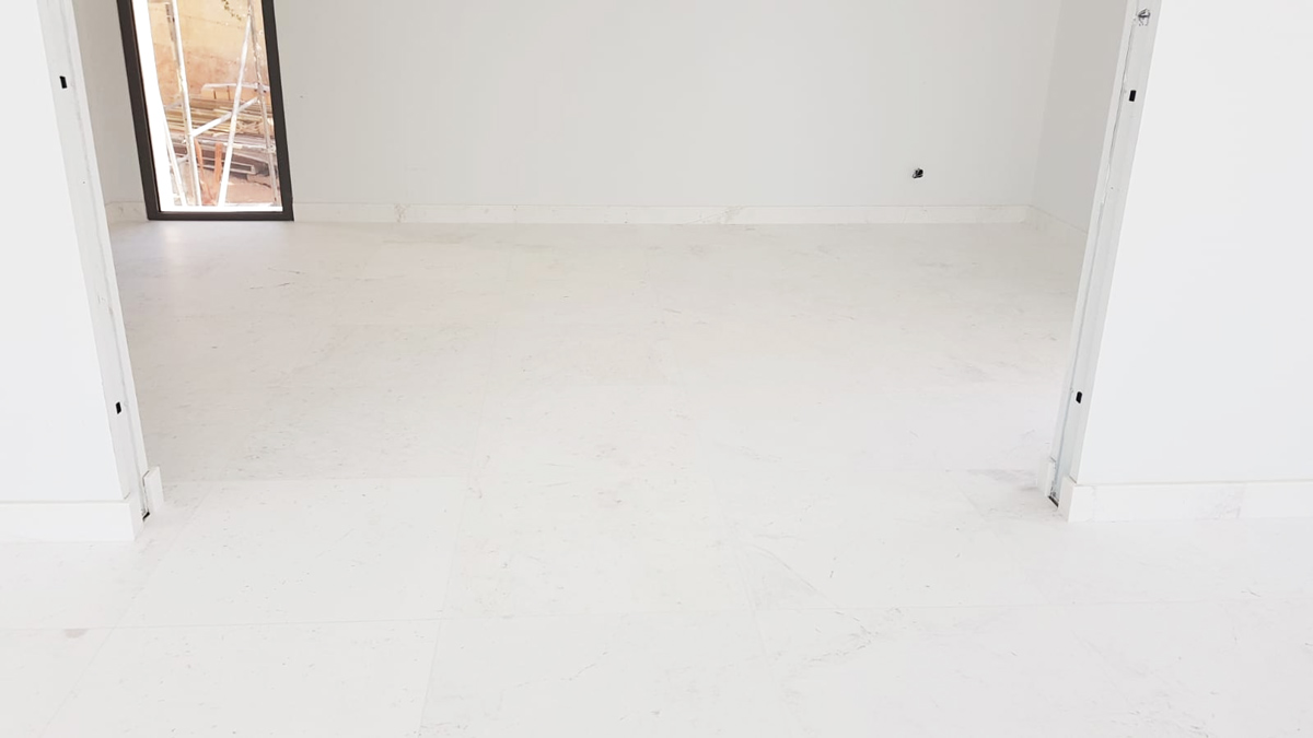 Cleaning of marble after construction or refurbishment - Limpieza de mármol después de una obra o reforma