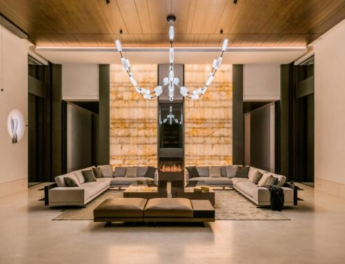 Marble and onyx in Villa Cullinan by TINO Natural Stone