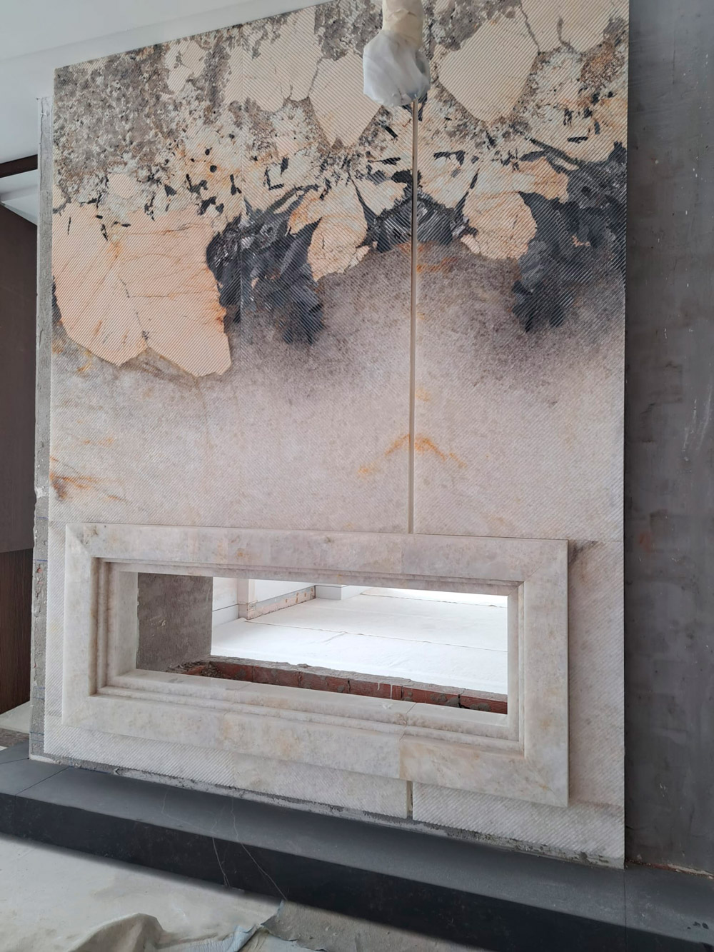 Chimeneas de cuarcita exótica - Exotic quartzite fireplaces